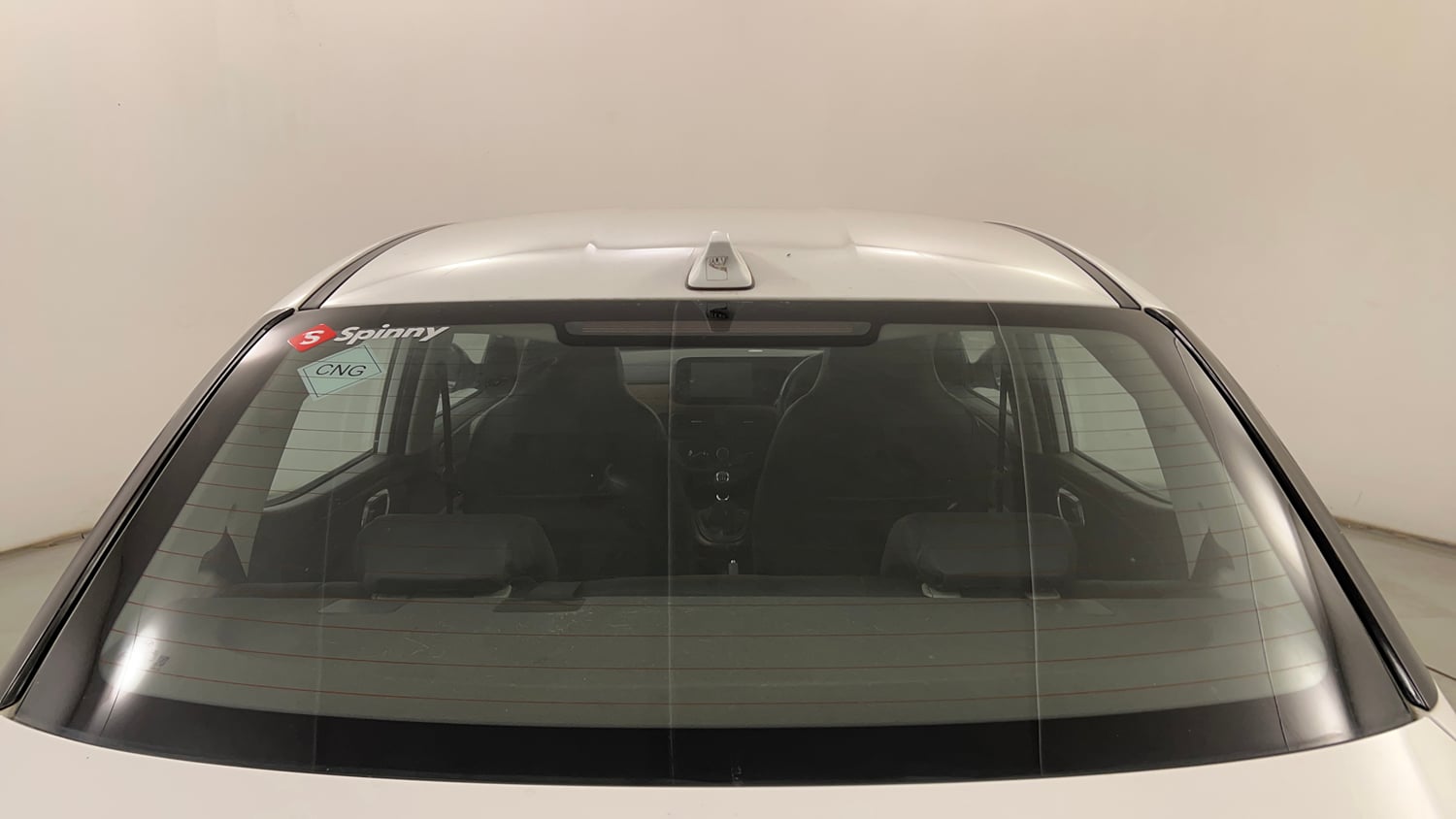 Used 2023 Hyundai Aura SX 1.2 CNG Cng Manual exterior BACK WINDSHIELD VIEW