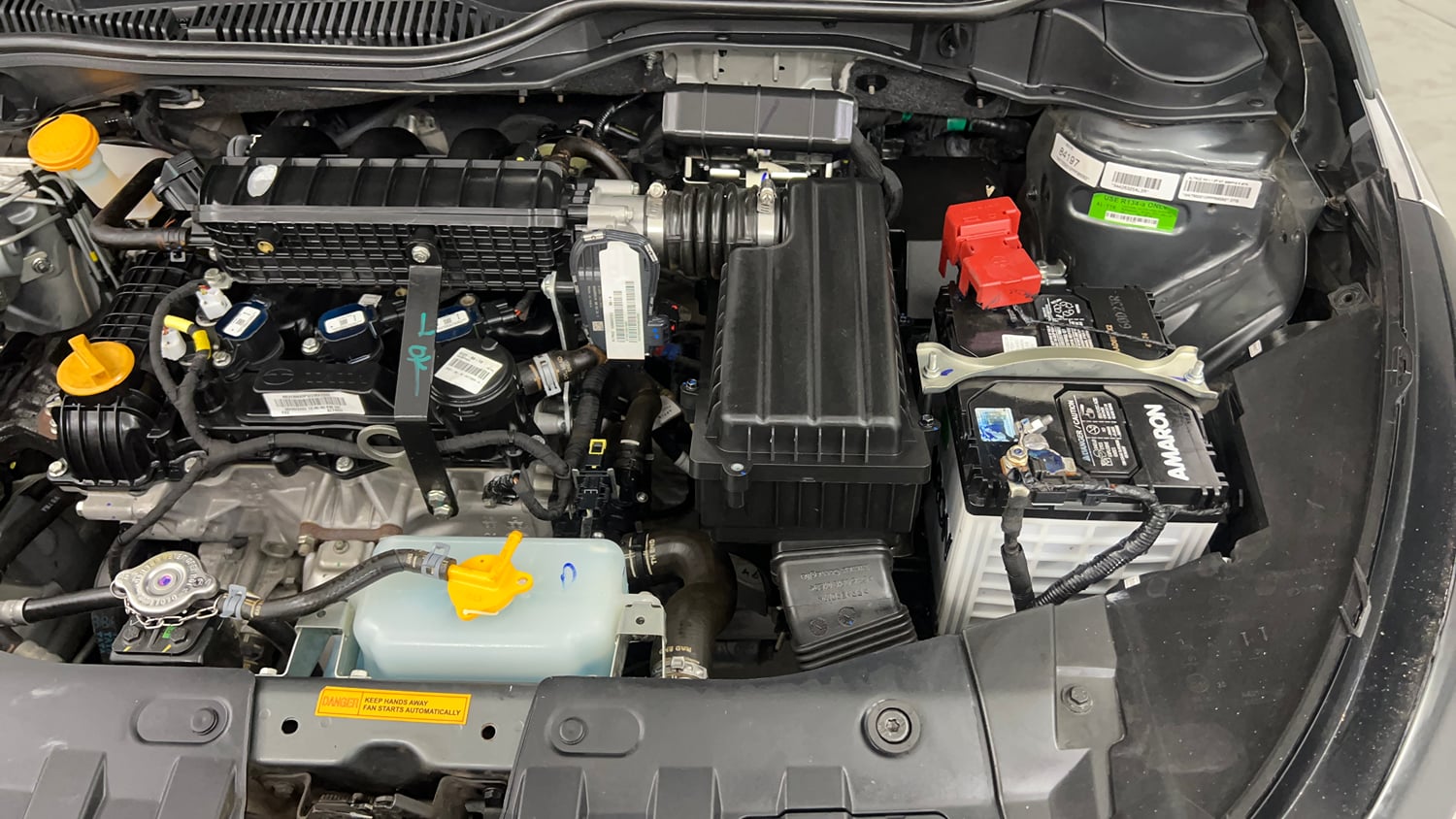 Used 2023 Tata Altroz XM Plus Petrol Petrol Manual engine ENGINE LEFT SIDE VIEW