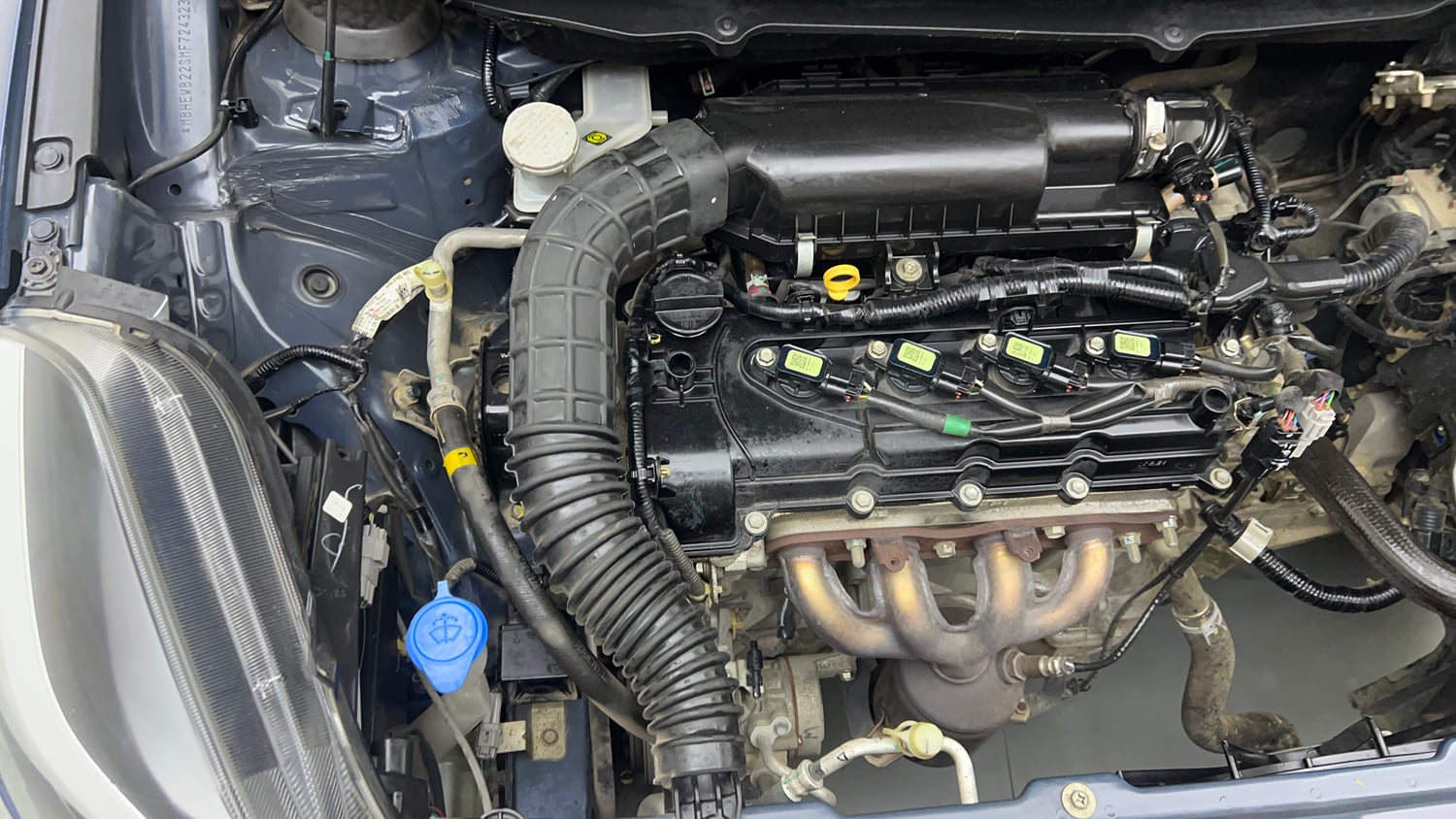 Used 2021 Maruti Suzuki Baleno Zeta Petrol Manual engine ENGINE RIGHT SIDE VIEW