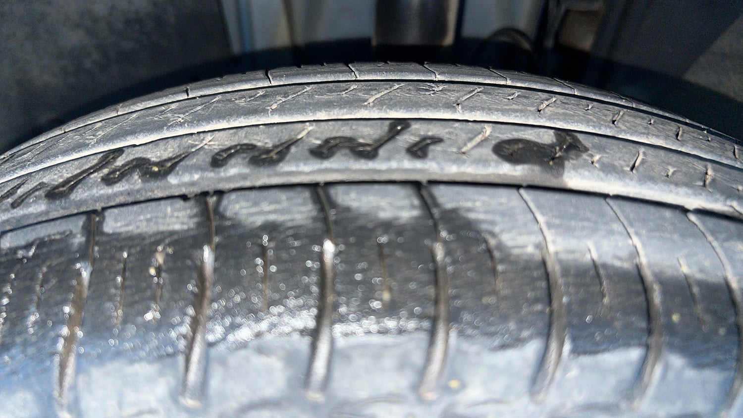 Used 2021 Renault Triber RXT Petrol Manual tyres LEFT FRONT TYRE TREAD VIEW
