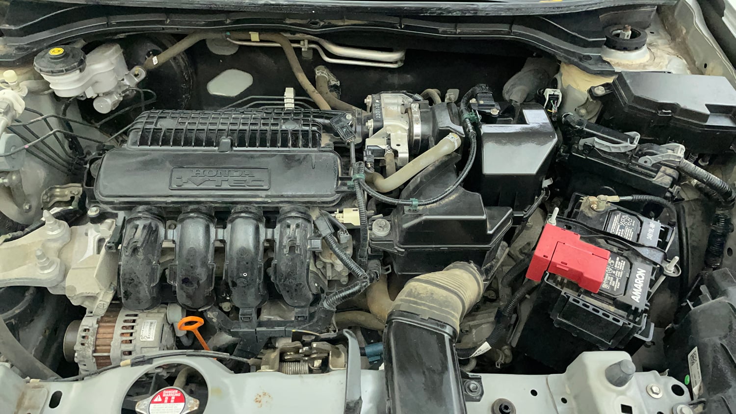 Used 2023 Honda Amaze VX CVT 1.2 Petrol Petrol Automatic engine ENGINE LEFT SIDE VIEW