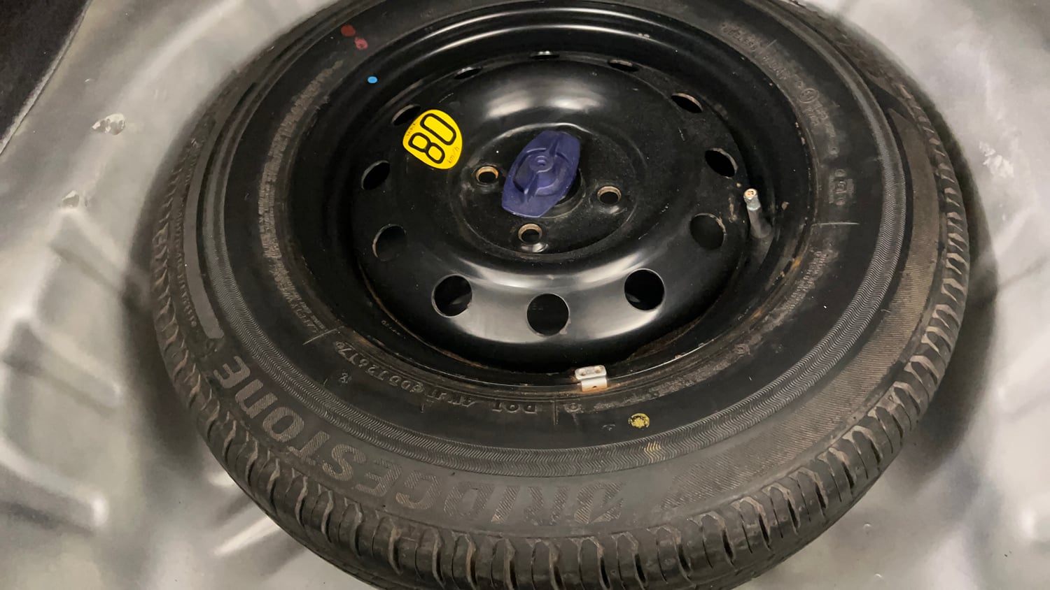Used 2017 Maruti Suzuki Dzire ZXi AMT Petrol Automatic tyres SPARE TYRE VIEW