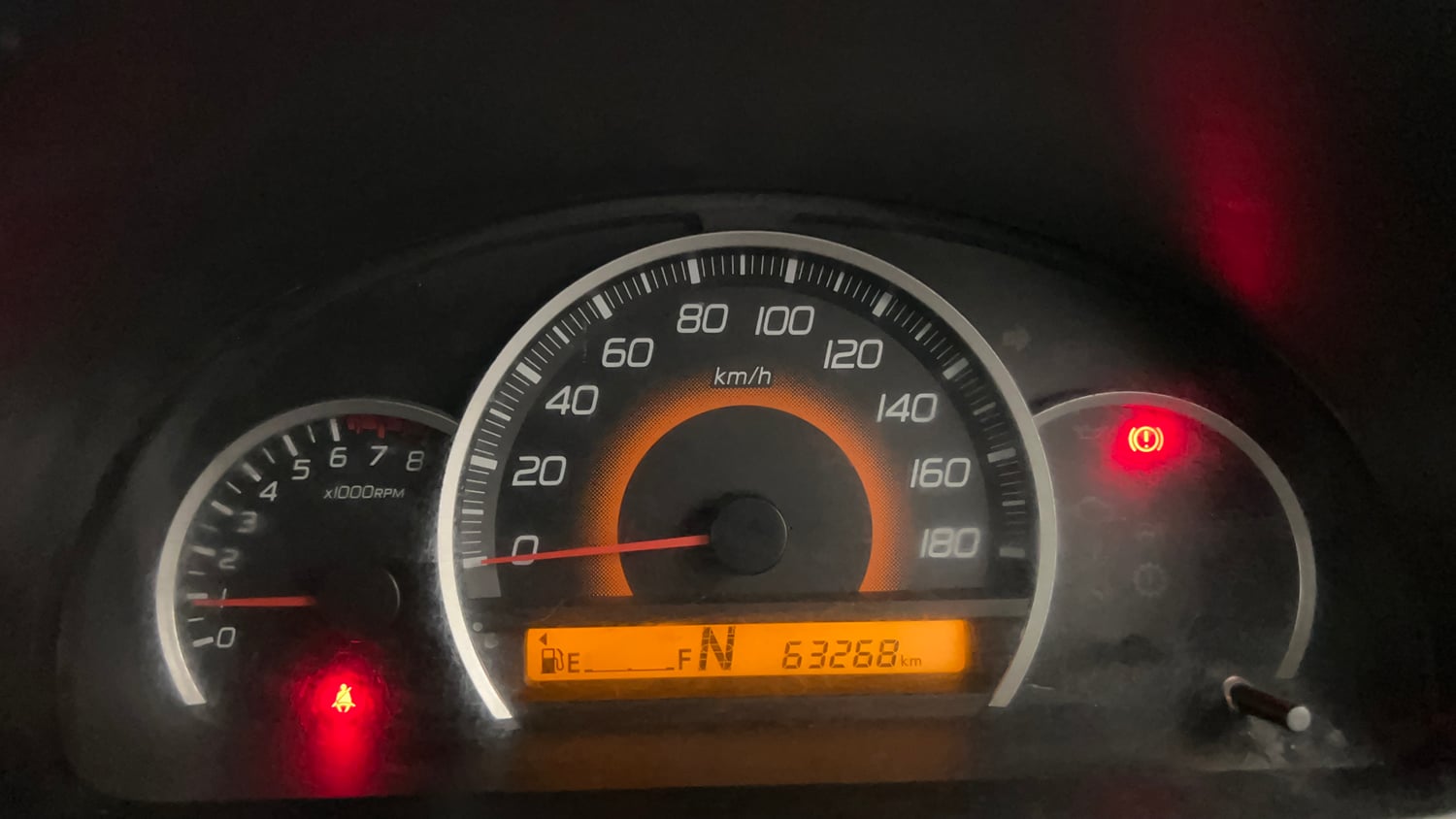 Used 2016 Maruti Suzuki Wagon R 1.0 VXI AMT Petrol Automatic interior CLUSTERMETER VIEW