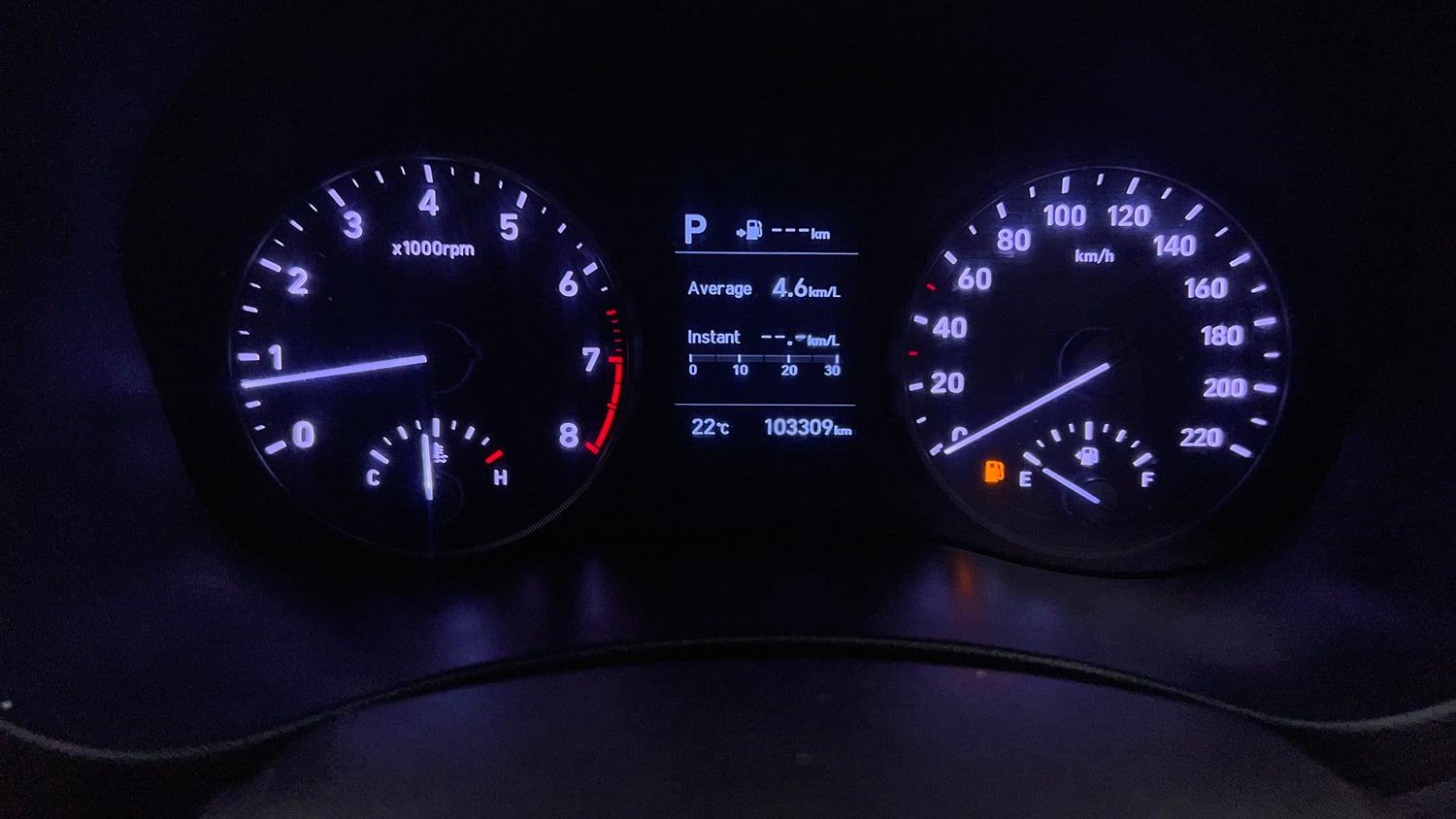 Used 2019 Hyundai Verna SX (O) 1.6 VTVT AT Petrol Automatic interior CLUSTERMETER VIEW