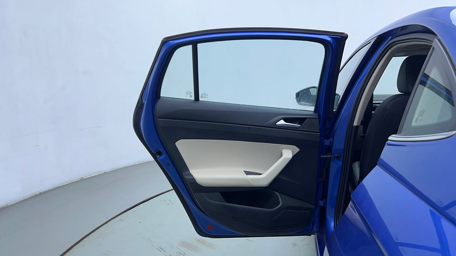 Used 2023 Volkswagen Virtus GT Plus 1.5 TSI EVO DSG Petrol Automatic interior LEFT REAR DOOR OPEN VIEW