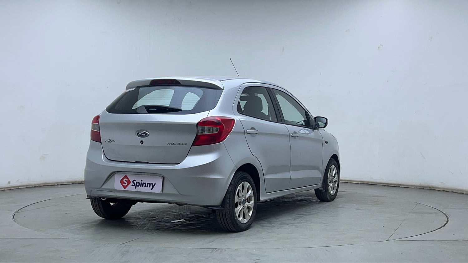 Used 2017 Ford Figo Titanium 1.2 Ti-VCT Petrol Manual exterior RIGHT REAR CORNER VIEW