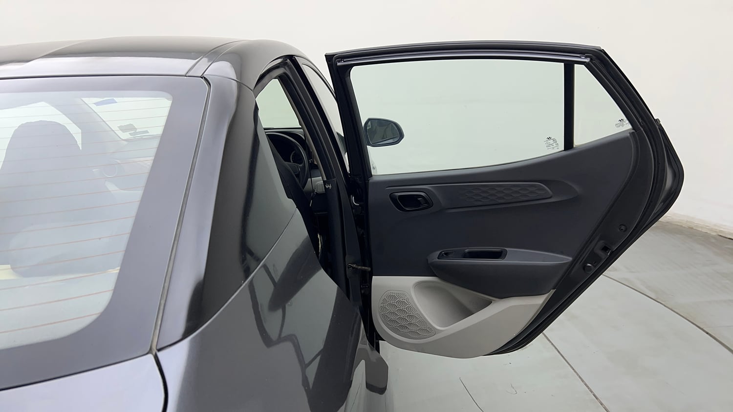 Used 2021 Hyundai Aura S 1.2 CNG Cng Manual interior RIGHT REAR DOOR OPEN VIEW