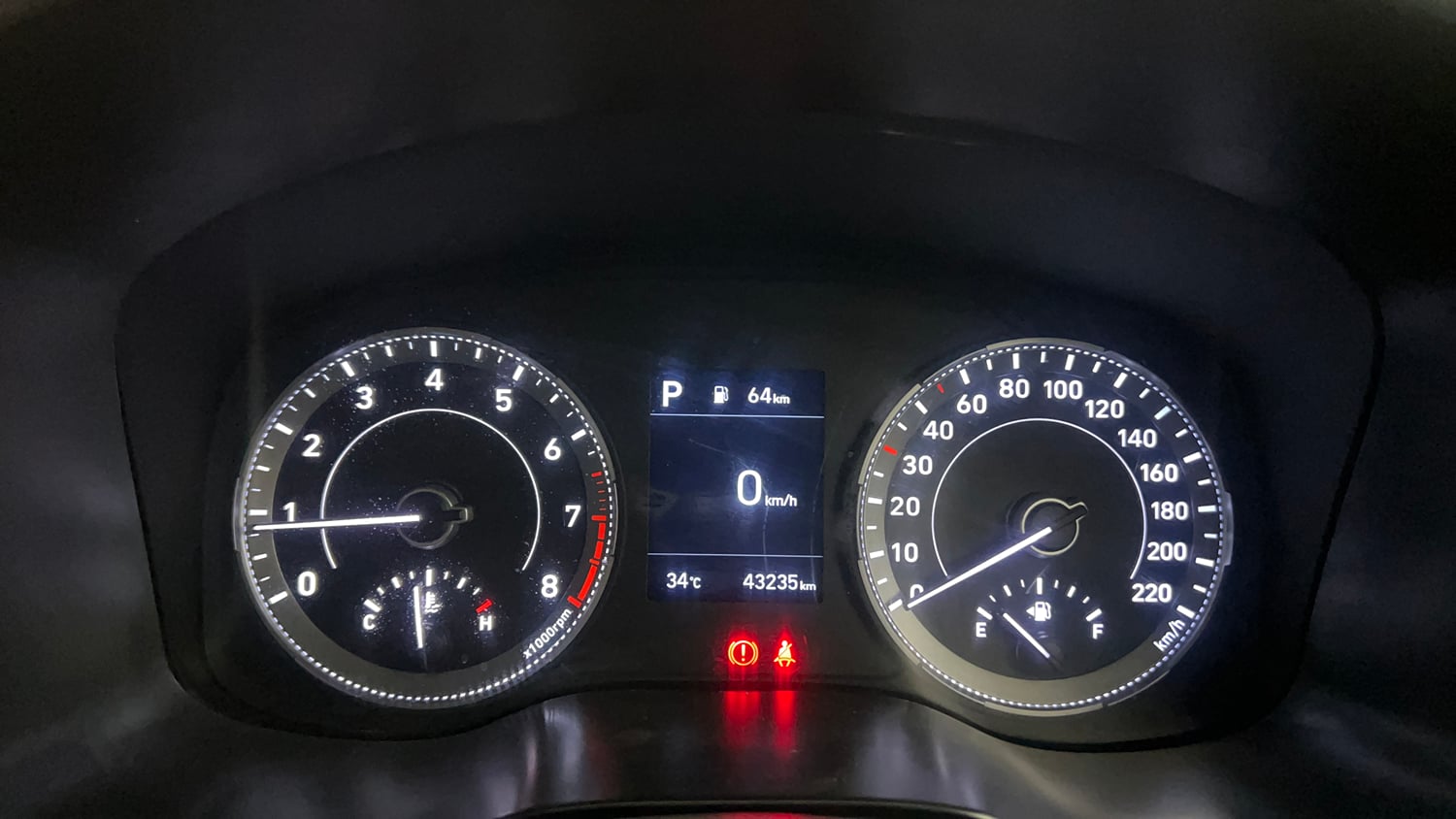 Used 2021 Hyundai Venue SX Plus 1.0 Turbo DCT Petrol Automatic interior CLUSTERMETER VIEW