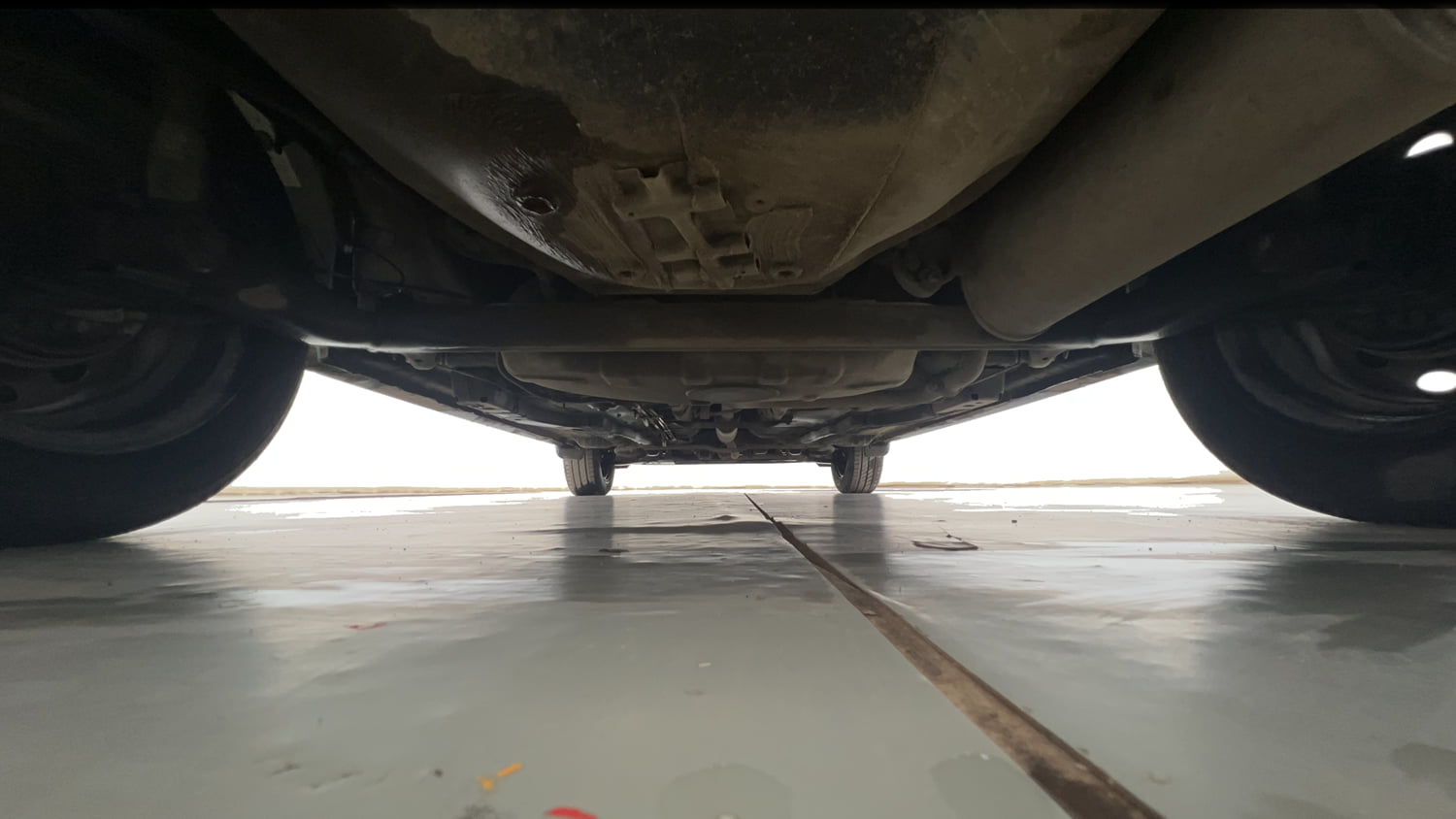 Used 2025 Tata Tiago XM Petrol Manual extra REAR UNDERBODY VIEW (TAKEN FROM REAR)