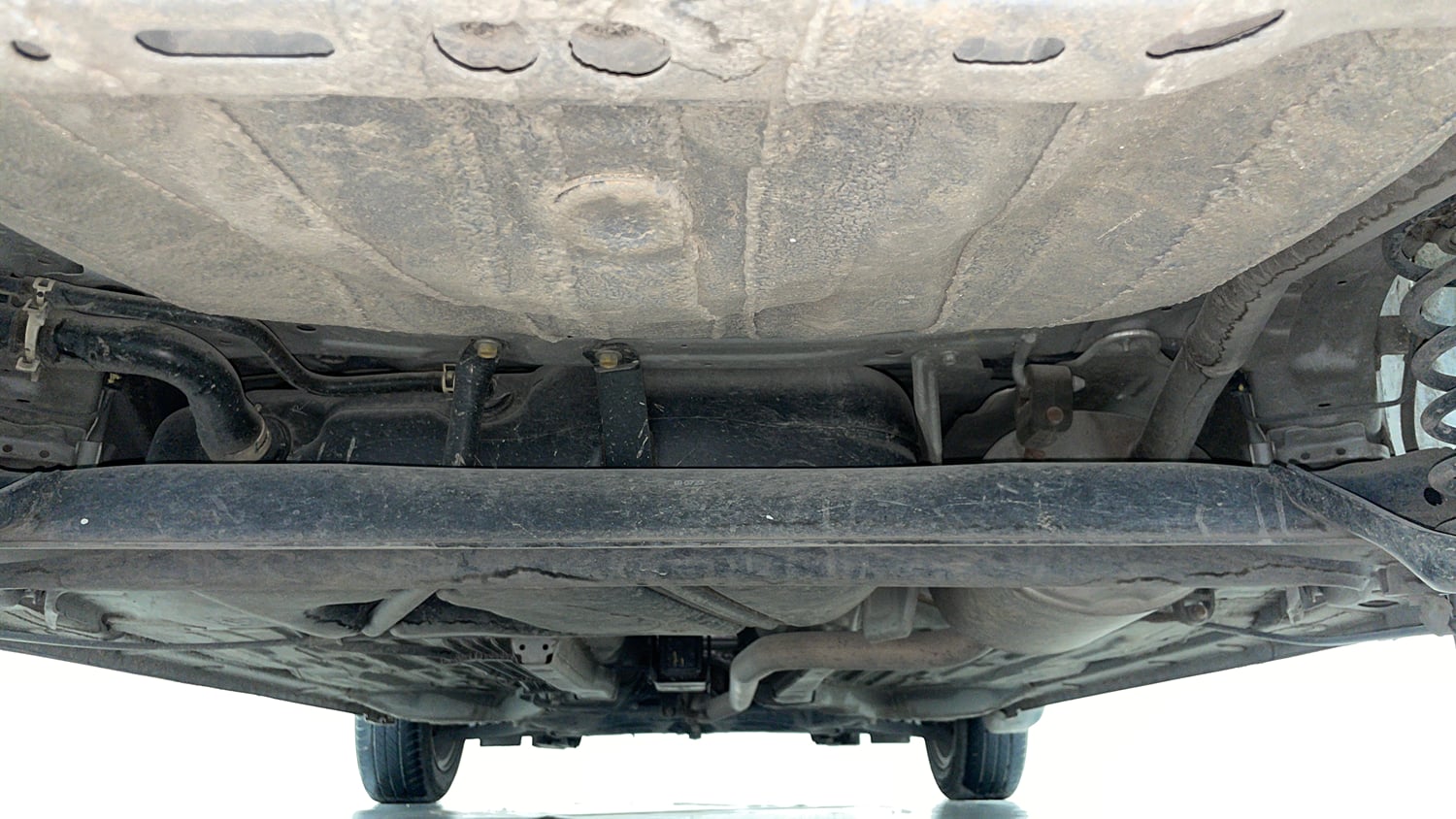 Used 2023 Honda Amaze VX 1.2 Petrol CVT Petrol Automatic extra REAR UNDERBODY VIEW (TAKEN FROM REAR)