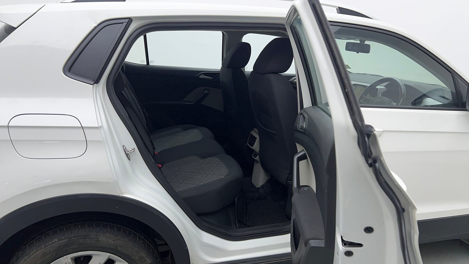 Used 2022 Volkswagen Taigun Highline 1.0 TSI AT Petrol Automatic interior RIGHT SIDE REAR DOOR CABIN VIEW