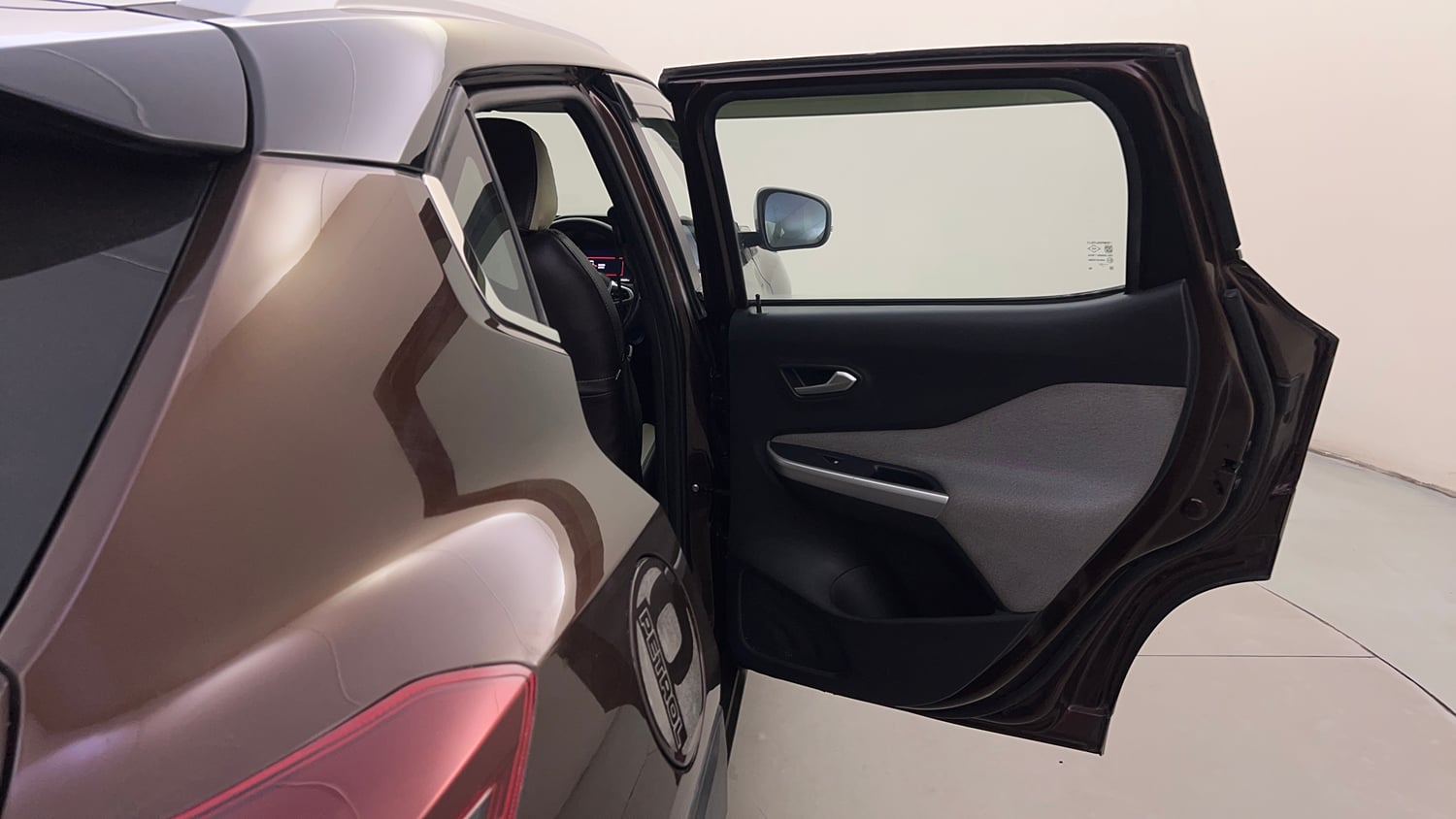 Used 2022 Nissan Magnite XV Turbo CVT Dual Tone Petrol Automatic interior RIGHT REAR DOOR OPEN VIEW