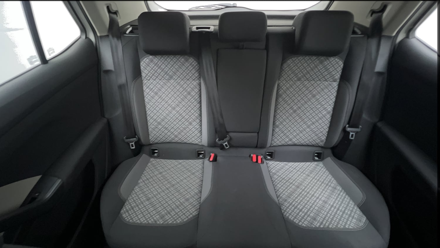Used 2022 Volkswagen Taigun Highline 1.0 TSI AT Petrol Automatic interior REAR SEAT CONDITION VIEW