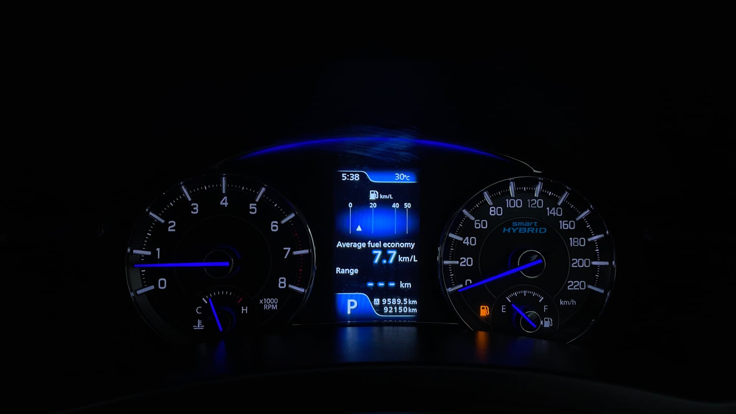 Used 2018 Maruti Suzuki Ciaz Zeta Hybrid 1.5 AT Petrol Automatic interior CLUSTERMETER VIEW