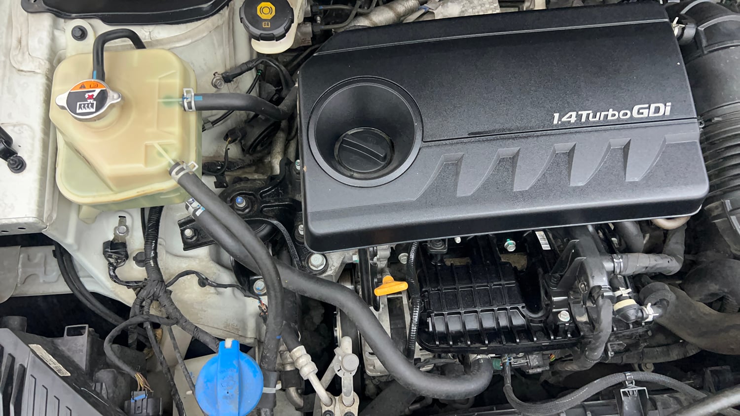 Used 2020 Hyundai Creta SX (O) 1.4 Turbo 7 DCT Petrol Automatic engine ENGINE RIGHT SIDE VIEW