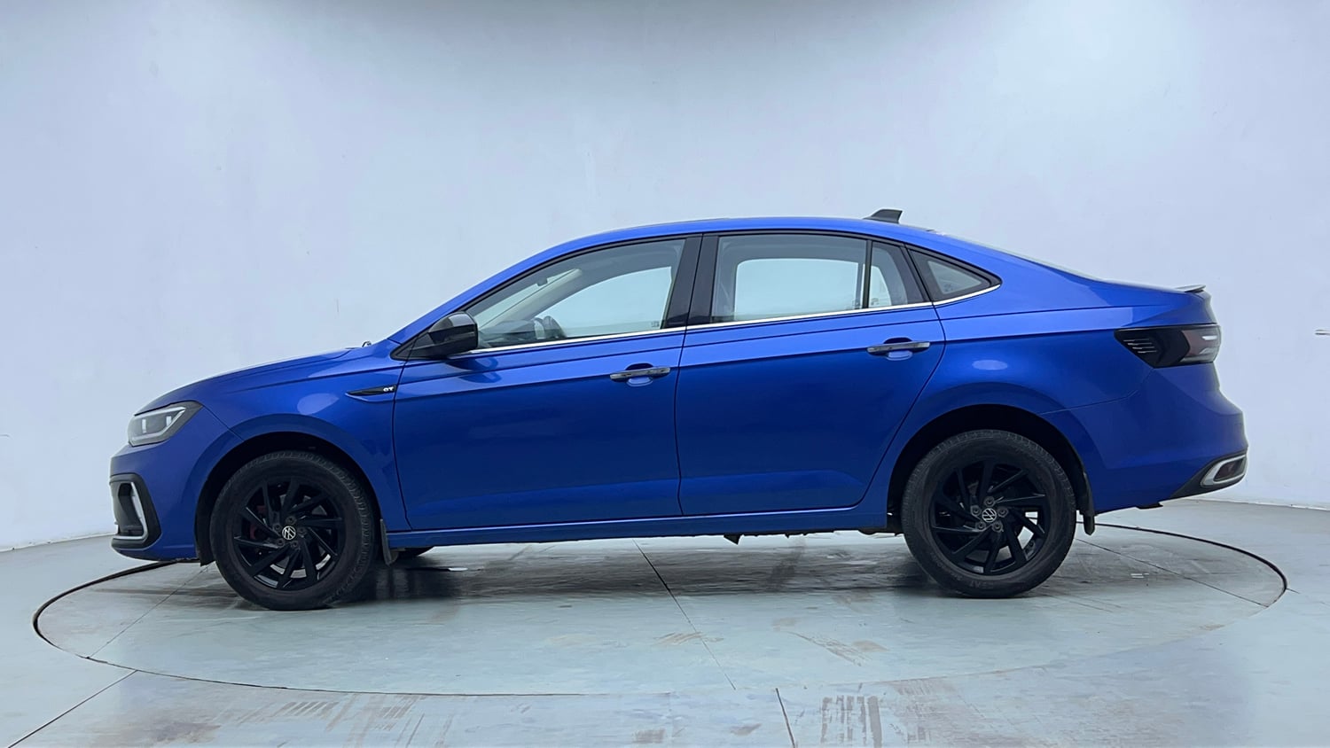 Used 2023 Volkswagen Virtus GT Plus 1.5 TSI EVO DSG Petrol Automatic exterior LEFT SIDE VIEW