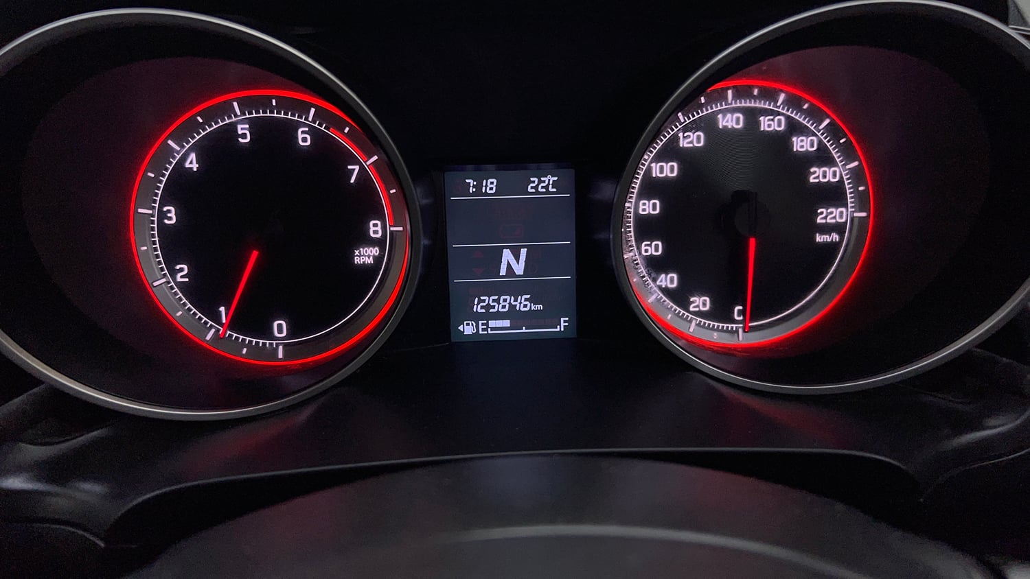 Used 2019 Maruti Suzuki Swift ZXi AMT Petrol Automatic interior CLUSTERMETER VIEW