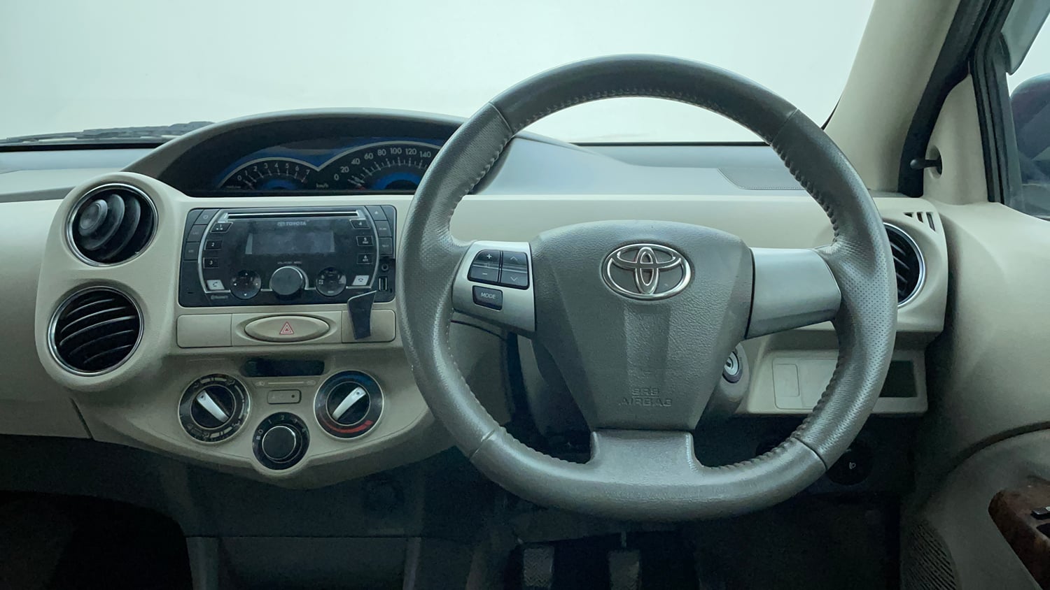 Used 2013 Toyota Etios V Petrol Manual interior STEERING VIEW