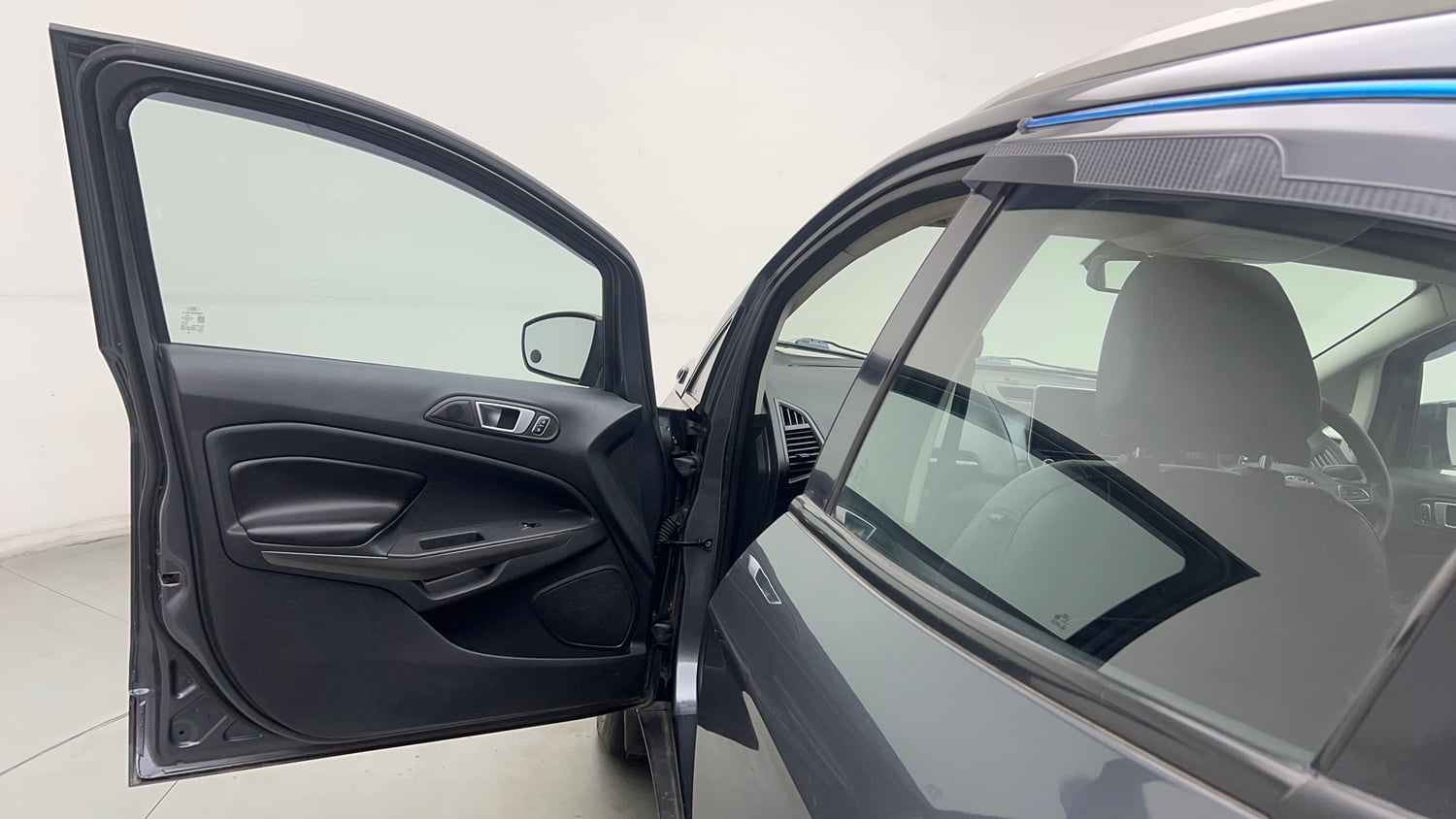Used 2019 Ford EcoSport Titanium + 1.5L Ti-VCT AT Petrol Automatic interior LEFT FRONT DOOR OPEN VIEW
