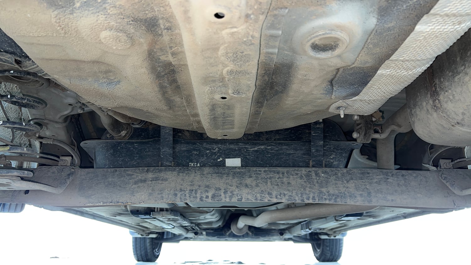 Used 2025 Hyundai Grand i10 Nios Era 1.2 Kappa Petrol Manual extra REAR UNDERBODY VIEW (TAKEN FROM REAR)
