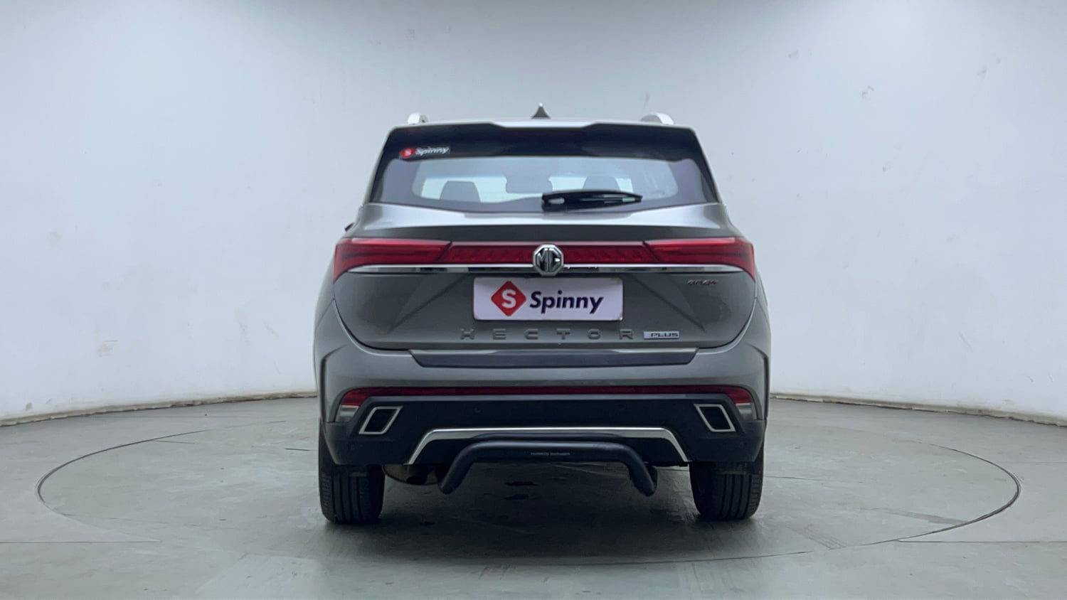 Used 2023 MG Motors Hector Plus Savvy Pro 1.5 Turbo Petrol CVT 7 STR Petrol Automatic exterior BACK VIEW