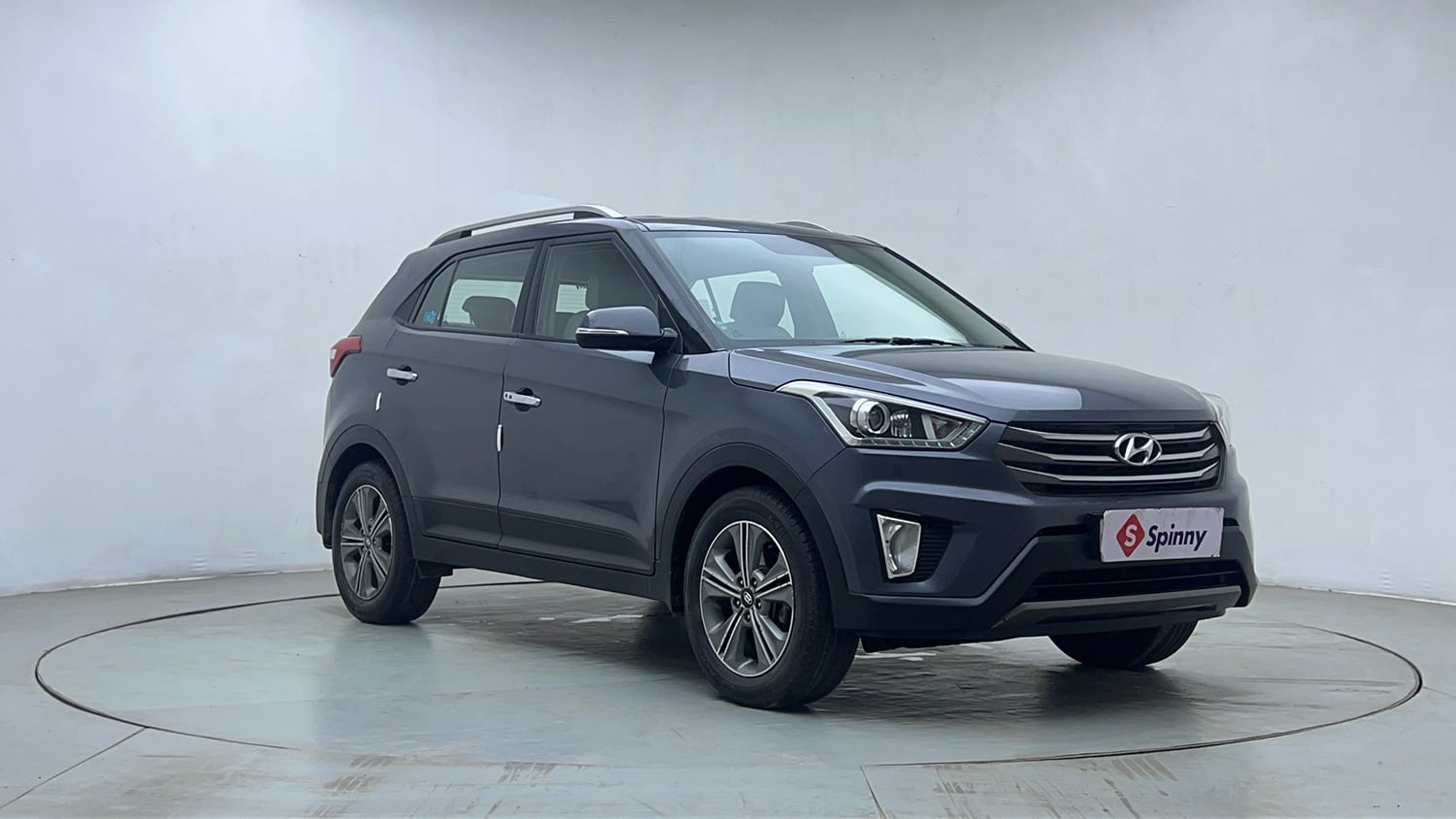 Used 2017 Hyundai Creta 1.6 SX Plus AT Petrol Petrol Automatic exterior RIGHT FRONT CORNER VIEW
