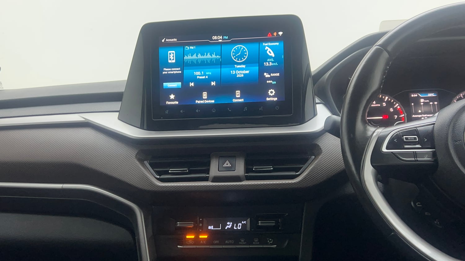 Used 2023 Maruti Suzuki Brezza ZXi Plus AT Petrol Automatic interior MUSIC SYSTEM & AC CONTROL VIEW