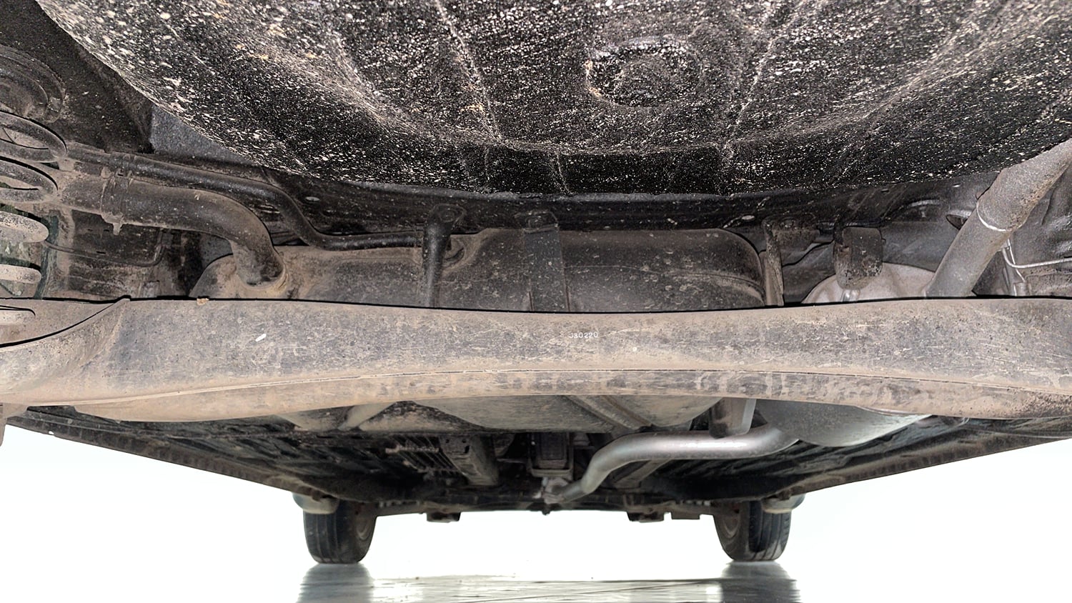 Used 2020 Honda Amaze 1.2 V MT Petrol Petrol Manual extra REAR UNDERBODY VIEW (TAKEN FROM REAR)
