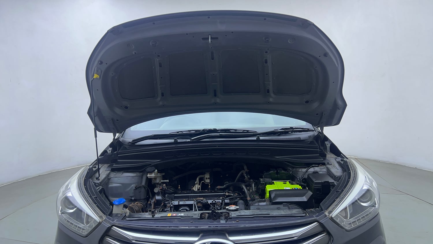 Used 2017 Hyundai Creta 1.6 SX Plus AT Petrol Petrol Automatic engine ENGINE & BONNET OPEN FRONT VIEW