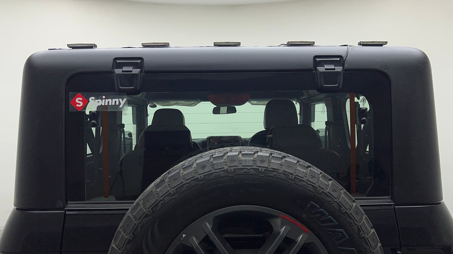 Used 2023 Mahindra Thar LX Hard Top Petrol AT 4WD Petrol Automatic exterior BACK WINDSHIELD VIEW
