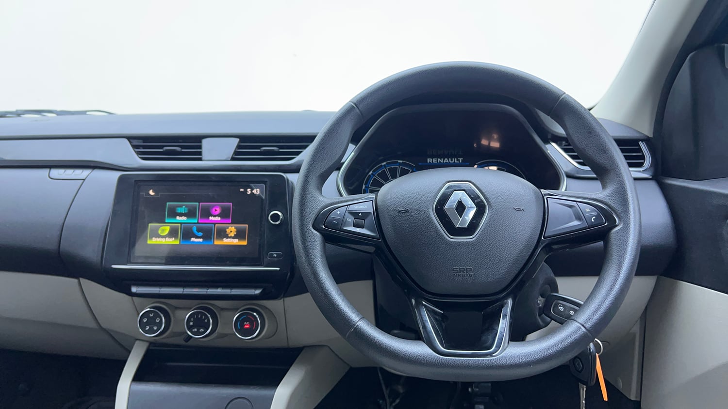 Used 2021 Renault Triber RXT Petrol Manual interior STEERING VIEW