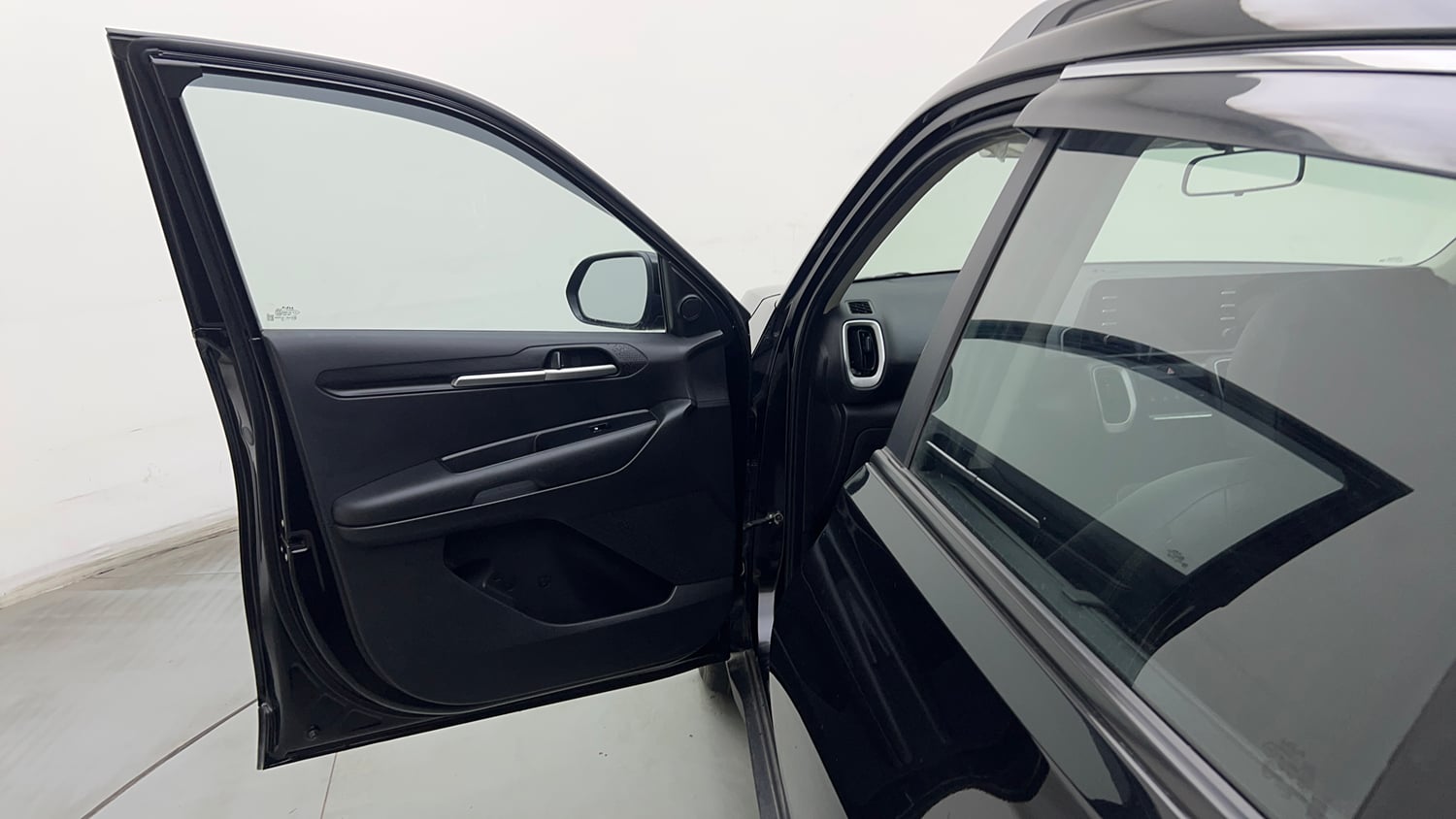 Used 2024 Kia Sonet HTK Plus 1.2 Petrol MT Petrol Manual interior LEFT FRONT DOOR OPEN VIEW
