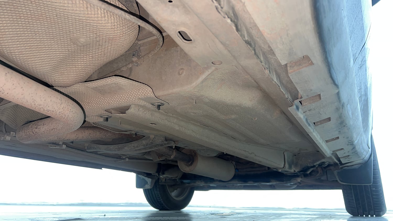 Used 2019 Ford EcoSport Titanium + 1.5L Ti-VCT AT Petrol Automatic extra REAR RIGHT UNDERBODY VIEW