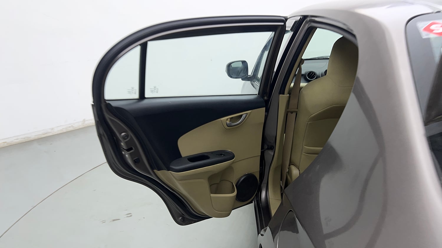 Used 2014 Honda Amaze 1.2 VX AT i-VTEC Petrol Automatic interior LEFT REAR DOOR OPEN VIEW