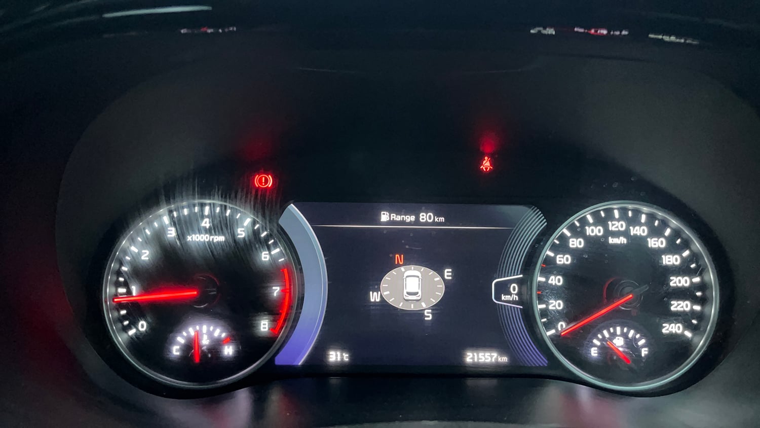 Used 2022 Kia Seltos GTX Plus 1.4 Petrol Manual interior CLUSTERMETER VIEW