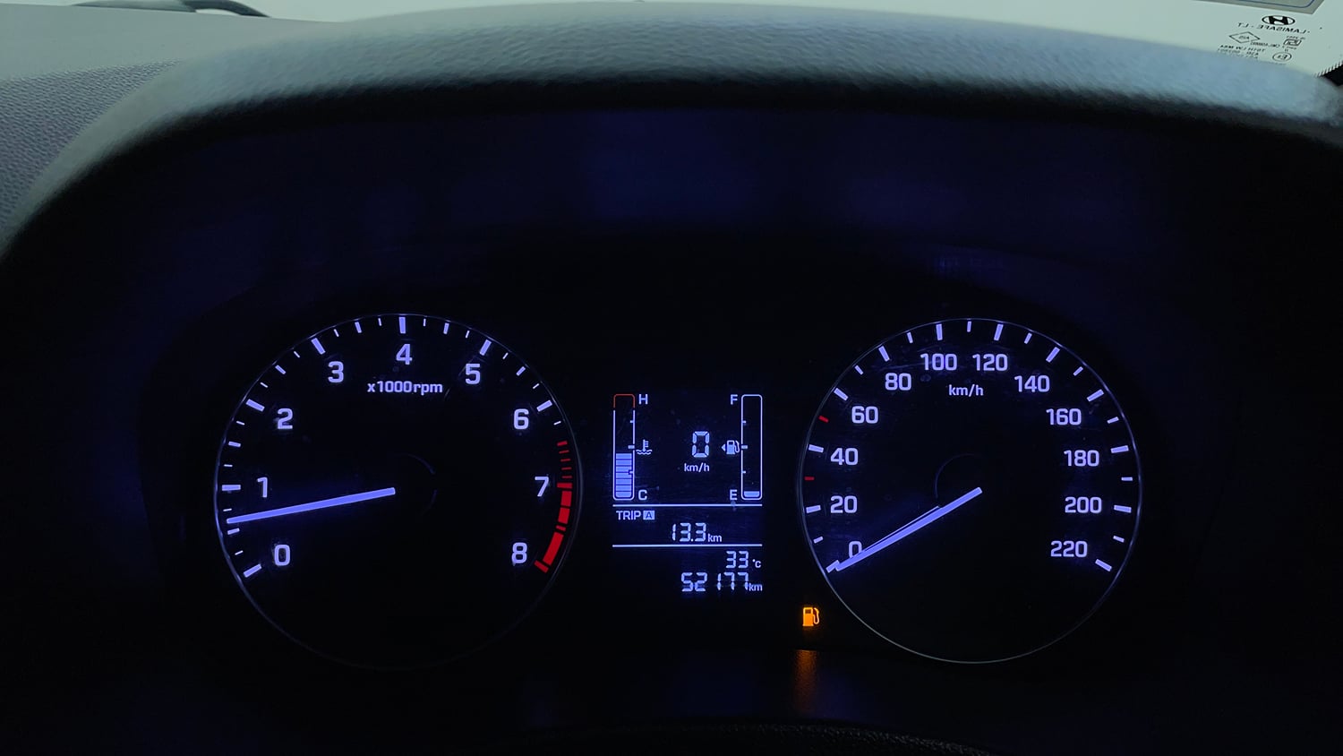 Used 2017 Hyundai Creta 1.6 SX Plus Petrol Petrol Manual interior CLUSTERMETER VIEW