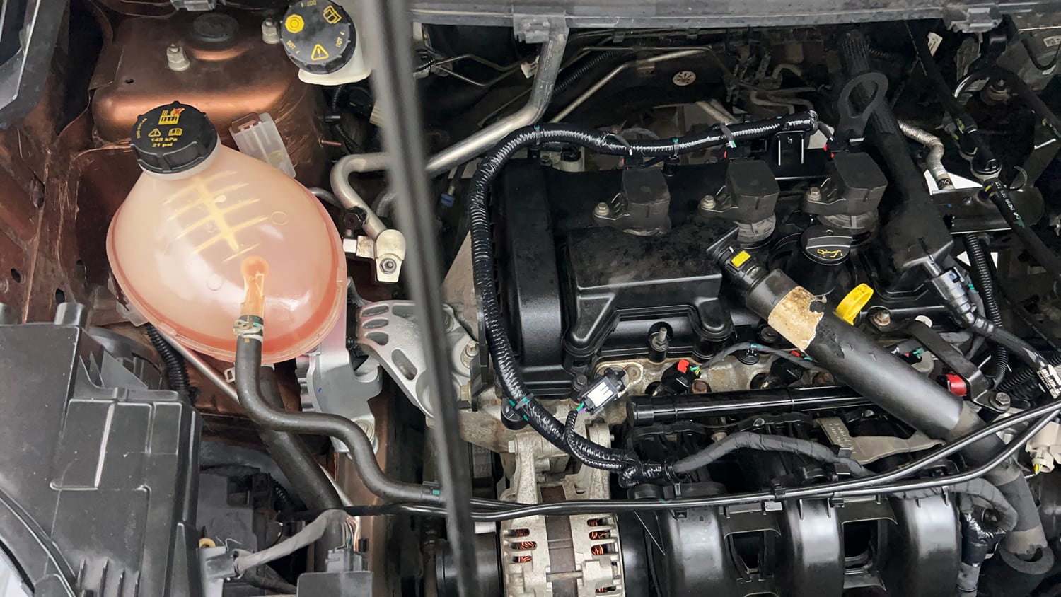 Used 2020 Ford EcoSport Titanium 1.5L Ti-VCT Petrol Manual engine ENGINE RIGHT SIDE VIEW