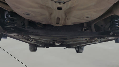 Used 2018 Maruti Suzuki Dzire ZXi AMT Petrol Automatic extra REAR UNDERBODY VIEW (TAKEN FROM REAR)