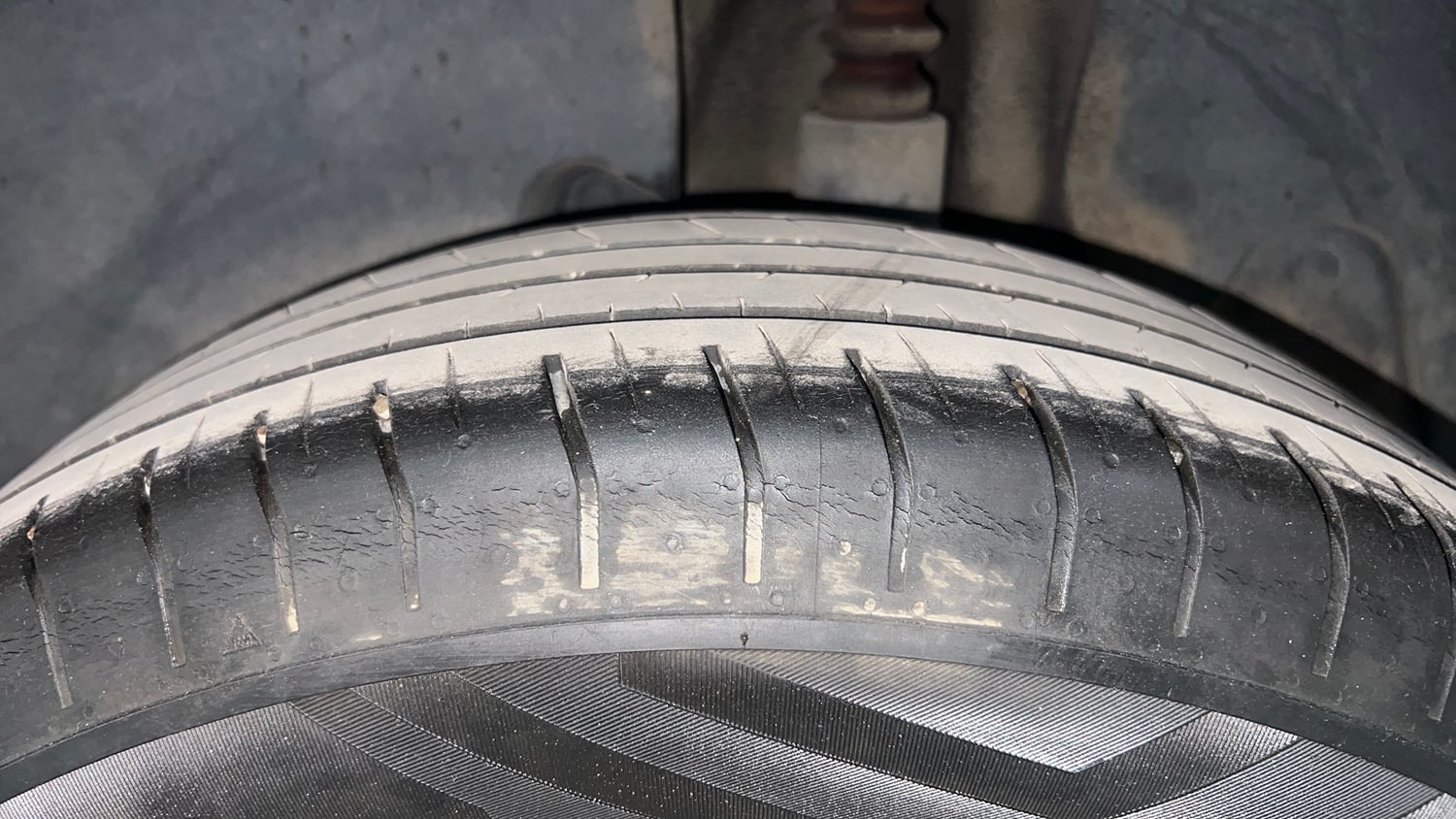 Used 2022 Hyundai Creta EX 1.5 Petrol Petrol Manual tyres LEFT REAR TYRE TREAD VIEW