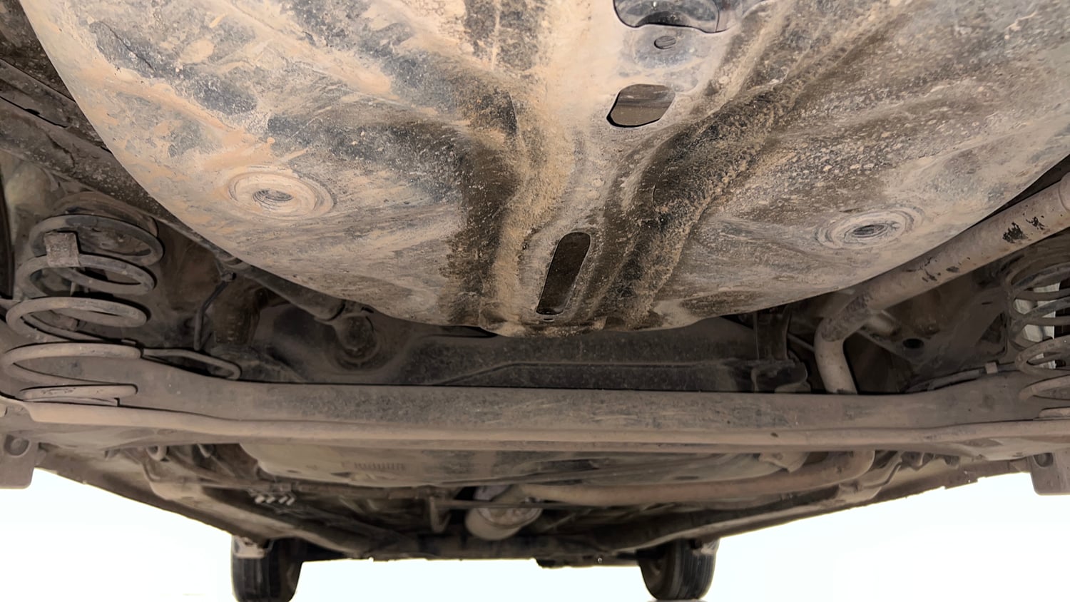 Used 2017 Maruti Suzuki Dzire VDi AMT Diesel Automatic extra REAR UNDERBODY VIEW (TAKEN FROM REAR)