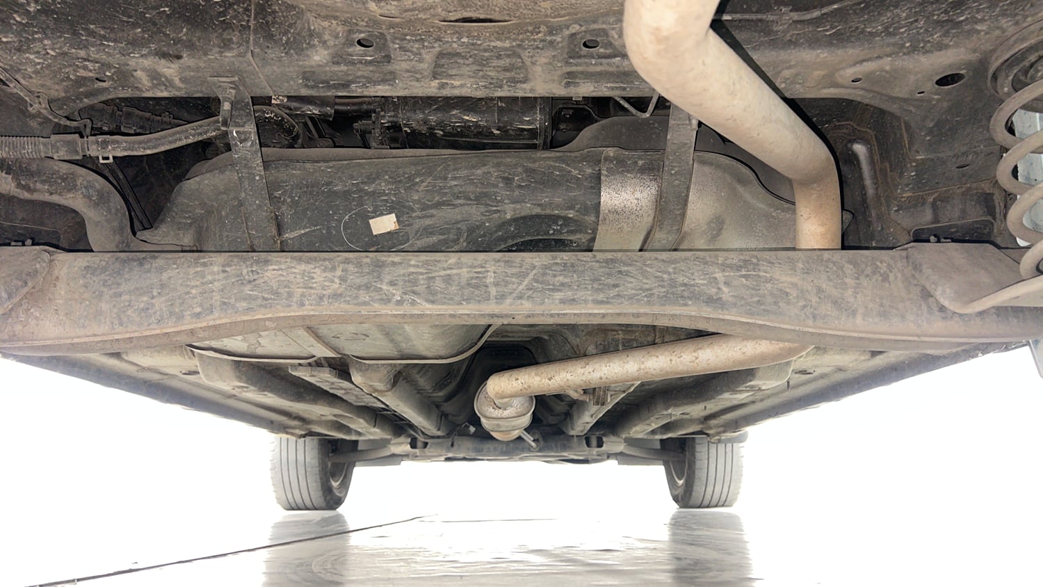 Used 2020 Hyundai Creta SX (O) 1.4 Turbo 7 DCT Petrol Automatic extra REAR UNDERBODY VIEW (TAKEN FROM REAR)