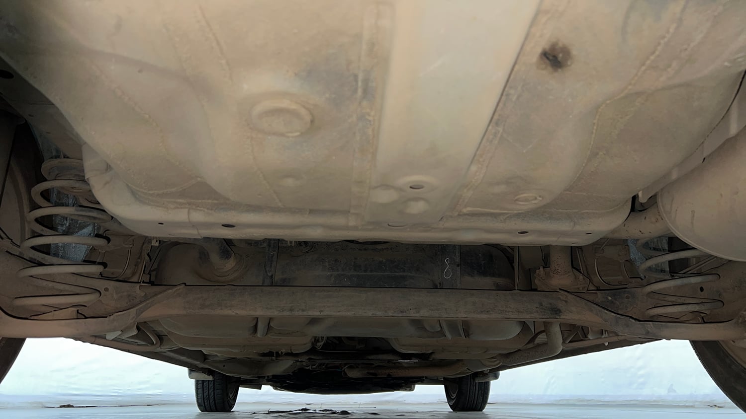 Used 2022 Honda City 4th Generation V Petrol Petrol Manual extra REAR UNDERBODY VIEW (TAKEN FROM REAR)