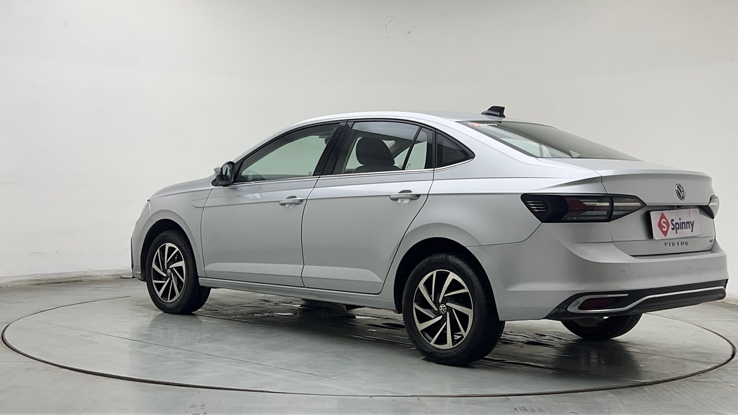 Used 2025 Volkswagen Virtus Topline 1.0 TSI AT Petrol Automatic exterior LEFT REAR CORNER VIEW