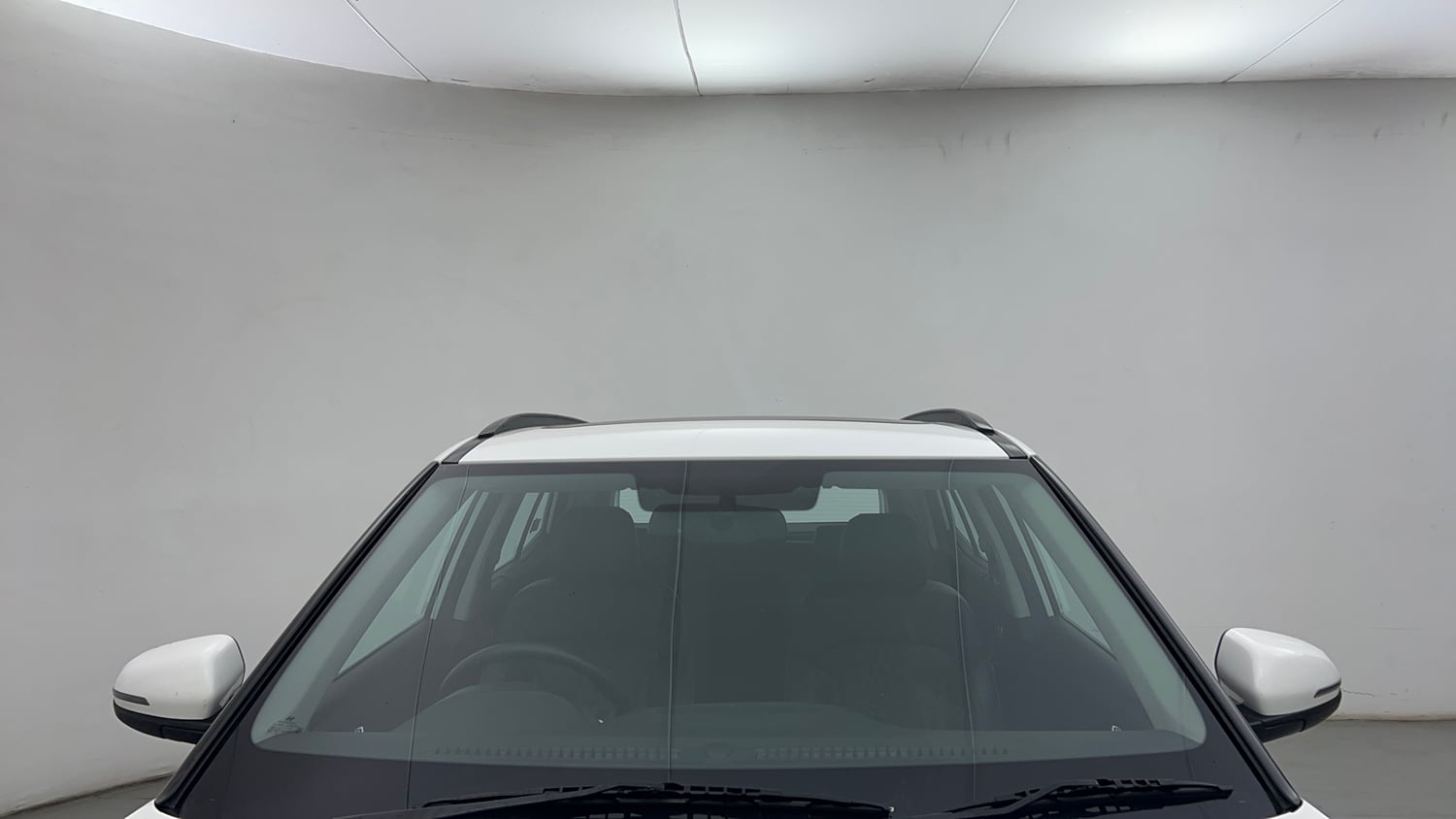 Used 2020 Hyundai Creta SX (O) 1.4 Turbo 7 DCT Petrol Automatic exterior FRONT WINDSHIELD VIEW