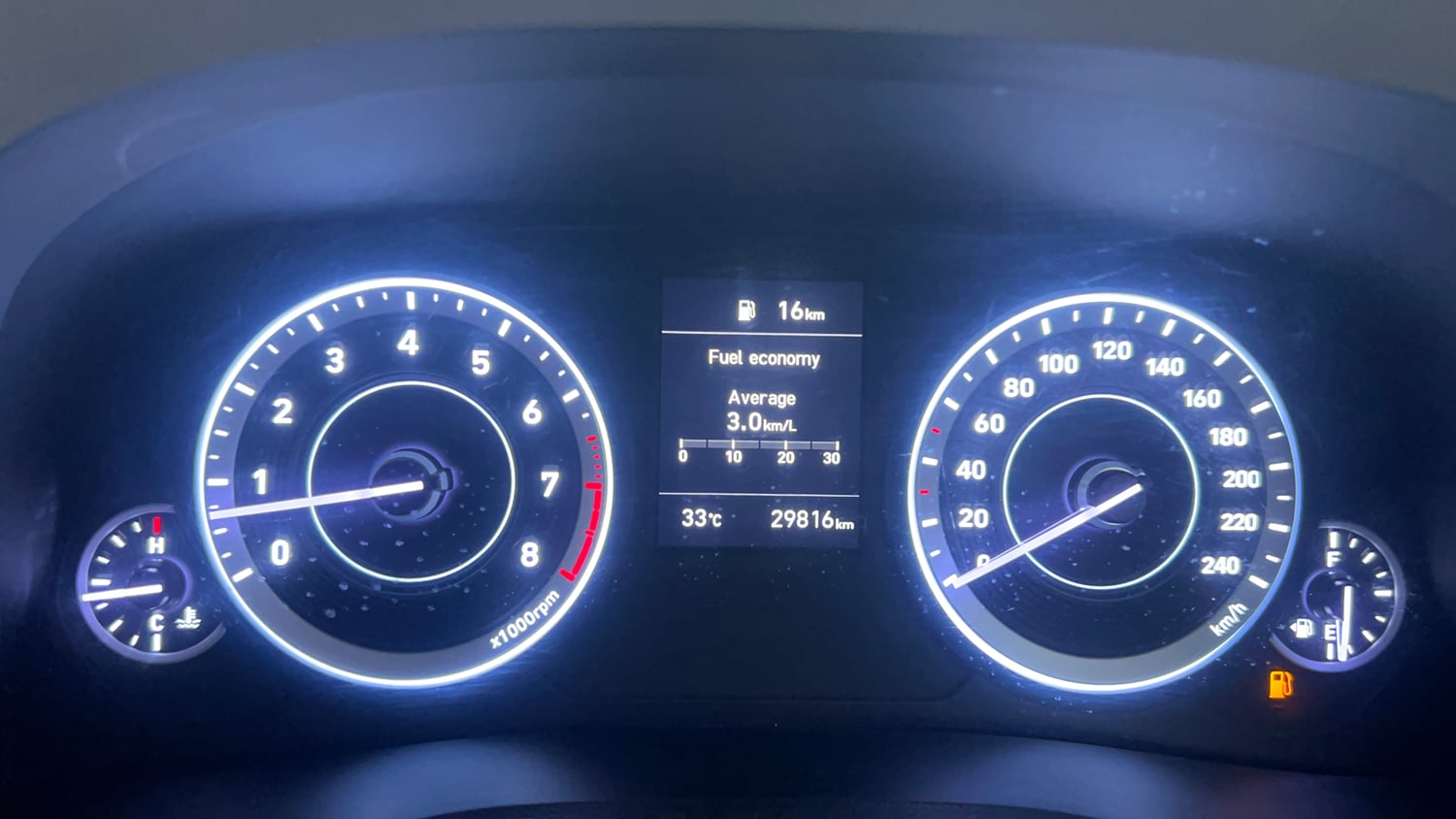 Used 2022 Hyundai Creta EX 1.5 Petrol Petrol Manual interior CLUSTERMETER VIEW