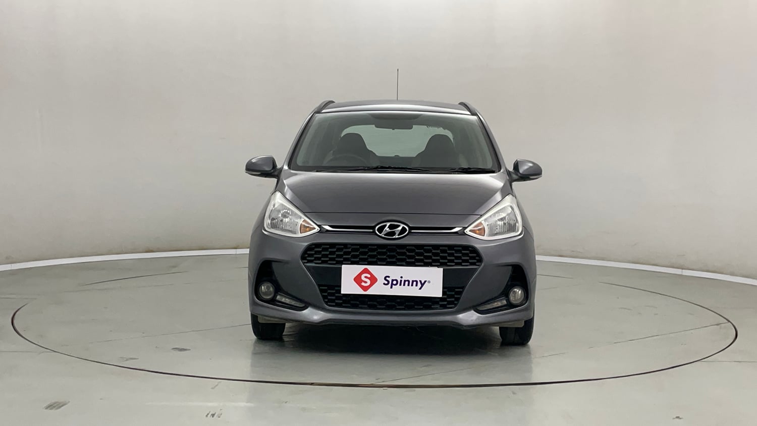 Used 2019 Hyundai Grand i10 Sportz AT 1.2 Kappa VTVT Petrol Automatic exterior FRONT VIEW