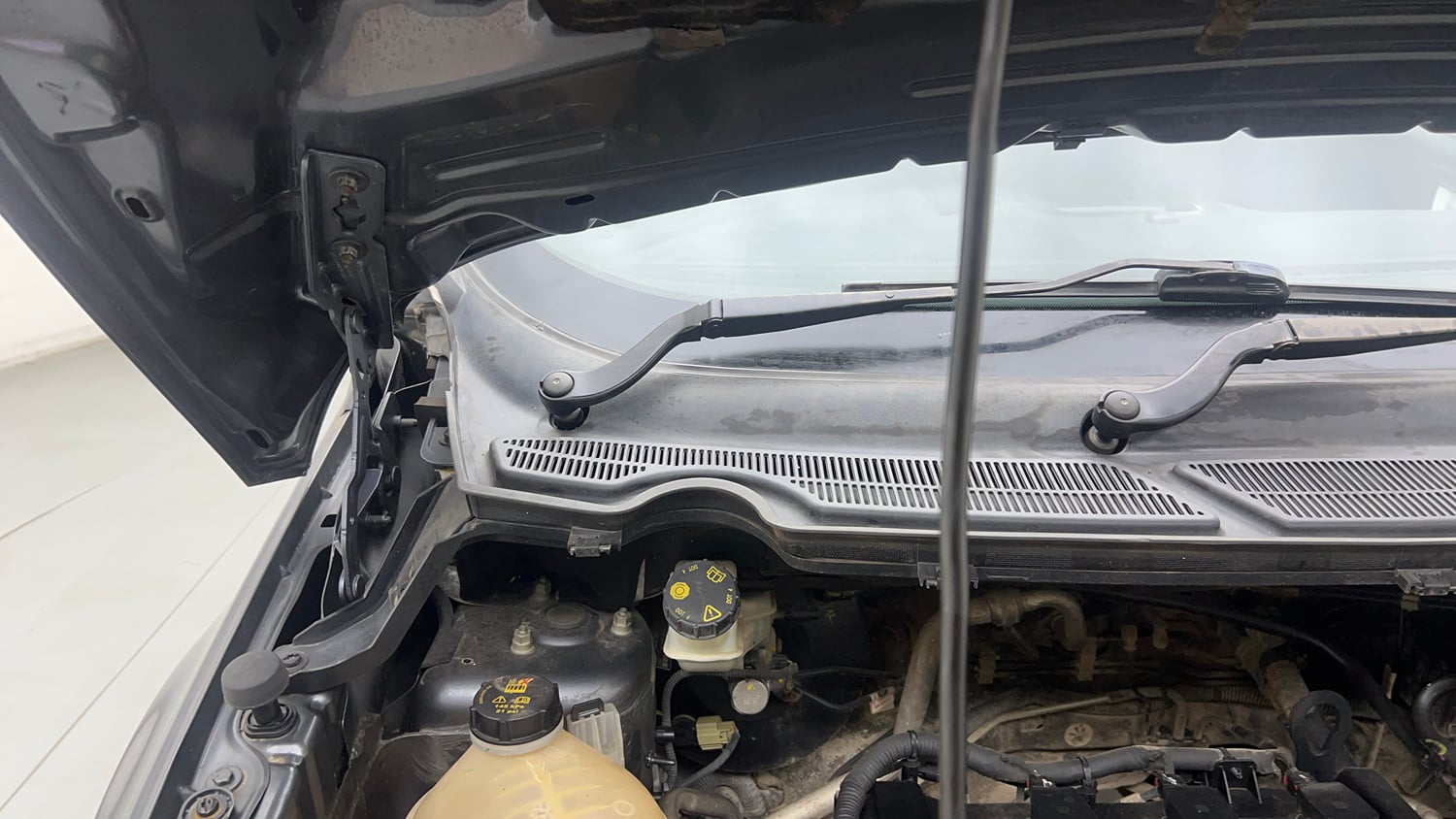 Used 2019 Ford EcoSport Titanium + 1.5L Ti-VCT AT Petrol Automatic engine ENGINE RIGHT SIDE HINGE & APRON VIEW