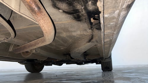 Used 2014 Honda Amaze 1.2 VX AT i-VTEC Petrol Automatic extra REAR RIGHT UNDERBODY VIEW