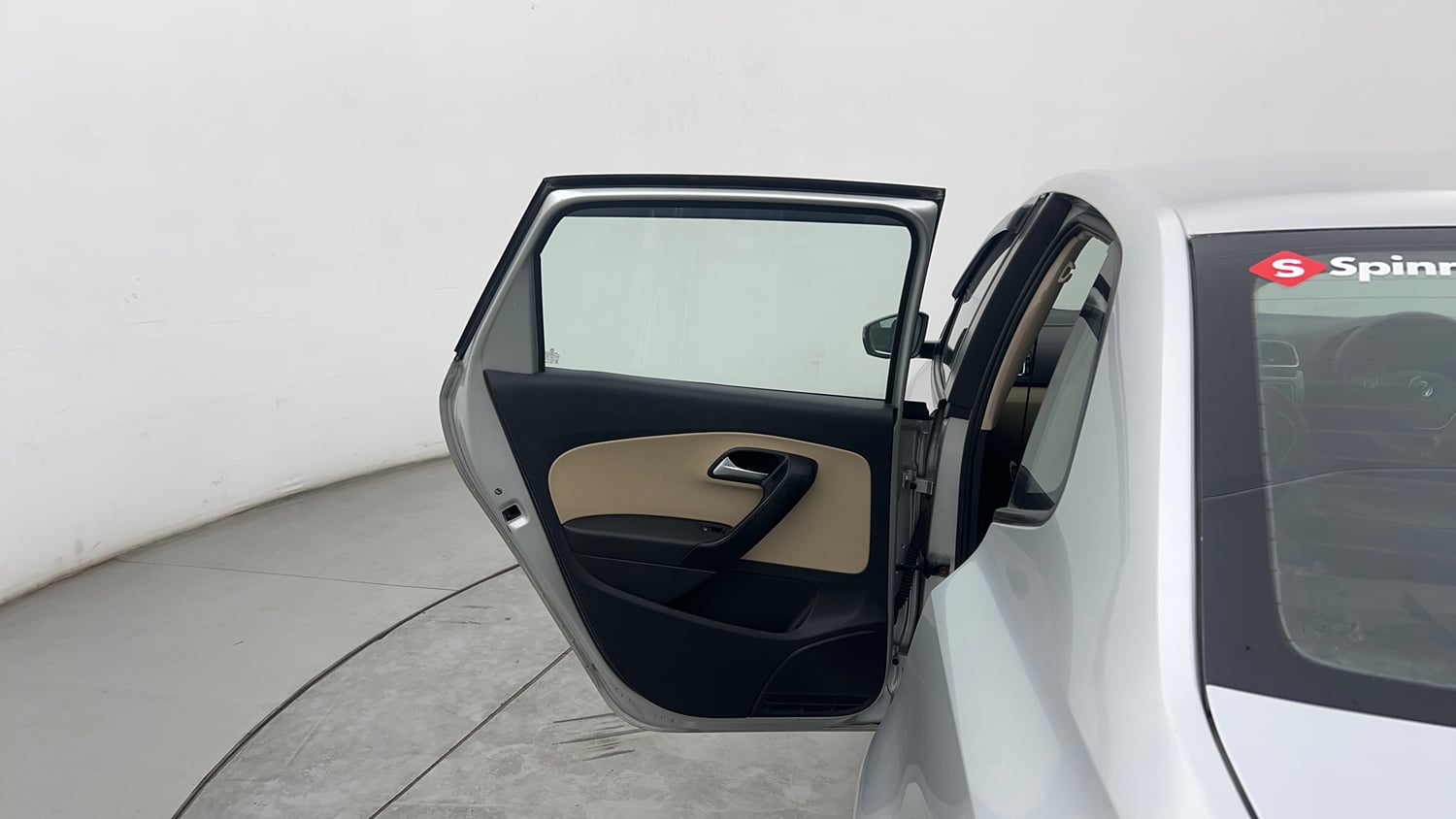 Used 2016 Volkswagen Ameo Highline1.2L (P) Petrol Manual interior LEFT REAR DOOR OPEN VIEW