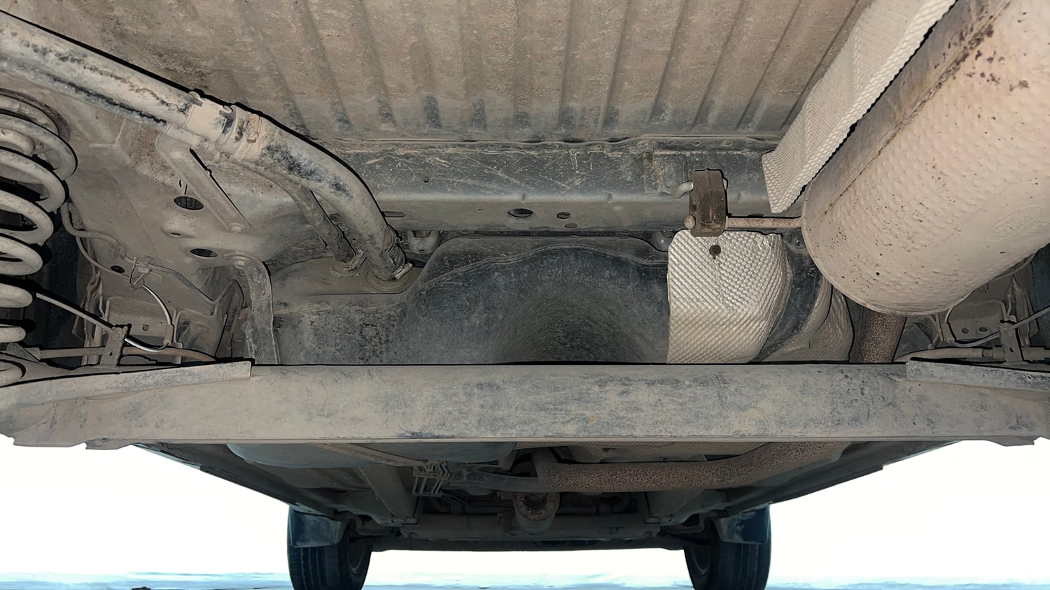 Used 2020 Ford EcoSport Titanium Plus 1.5L Ti-VCT AT Petrol Automatic extra REAR UNDERBODY VIEW (TAKEN FROM REAR)